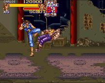 une photo d'Ã©cran de Final Fight 2 sur Nintendo Super Nes